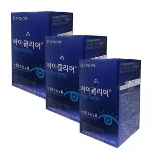 종근당건강 아이클리어 30캡슐x3 루테인지아잔틴