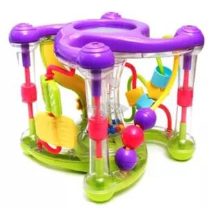 돌아기 양손협응 손조작놀이 구슬옮기기 멜로디큐브 트랙조립 유아교구 미끄럼 8개월