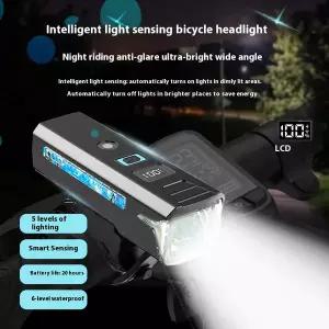 스포츠레저 자전거용품 산악 자전거 헤드라이트 USB-C 충전식 - 방수 MTB 전면 램프 오프로드 사이클링 액