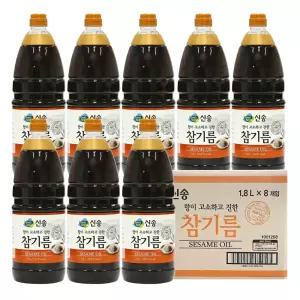신송 참기름 1.8L X 8개 (1박스)