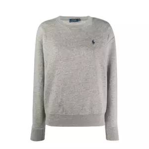 [국내발송] 25SS 폴로  포니로고 맨투맨 그레이