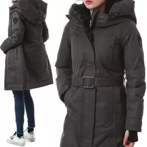 [명품] ASTRID 벨티드 볼륨후드 롱 패딩ASTRID GREY