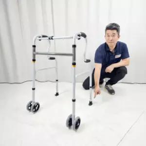 [노인 장기요양 복지용구] 국산 환자용 바퀴워커 HM-608 어르신보행보조기 실내용 걸음보조기 본인부담금 6%
