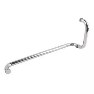 손잡이 스텐 강화도어 L형스텐 200x550/도어손잡이/매장/식당/음식점/강화유리/디자인/핸들/유리문/호텔