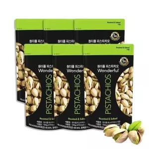 원더풀피스타치오 코스트코 두쫀쿠 구운 파스타치오 견과 가염 150g 6봉