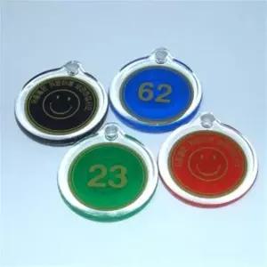 키고리(스마일)- 헬스장번호표,사우나번호표,락카번호표,옷장번호표,신발장번호표,키밴드,손목번호표