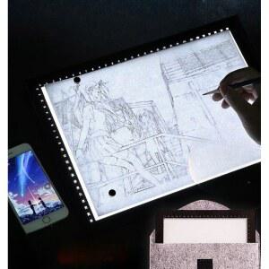 라이트박스 A3 A2 USB Led 패드 가용 고정식 밝기조절 어댑터