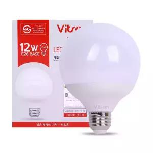 볼전구 VITSON 숏 G95 12W 3000K 484996 G95 12W KS/L-SN
