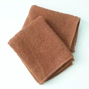 순면 커피 행주 10P부엌 주방 사각 심플 걸레 청소 갈색