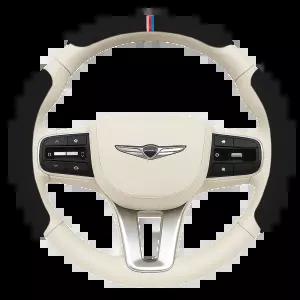 SOTT 자동차 핸들커버 커스텀 알칸타라 스웨이드 3p