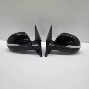 코란도C 후기형 10핀 검정색 사이드미러 중고전동미러