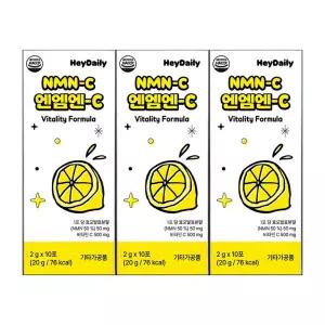 헤이데일리 NMN-C 천연 NMN 비타민C 레몬맛 10포 3개 / 써클