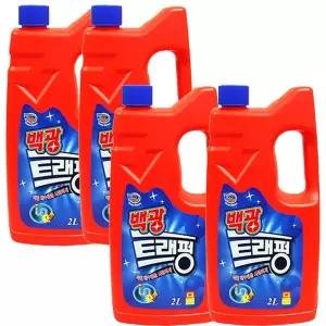 백광 트래펑 2L X 4개 뚜러뻥 뚫어뻥