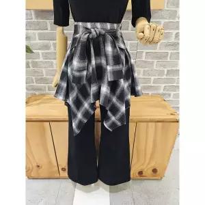 [레코브](김해점)레이어드 체크 스커트 (LG31F3SK509X)