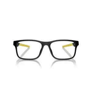 Scuderia Ferrari 남성용 Fz8003u 직사각형 처방 안경 프레임, 매트 블랙/데모 렌즈.