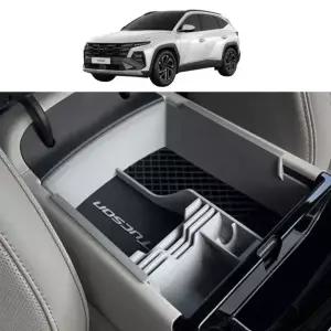 핏콘 투싼 2024 페이스리프트 콘솔 트레이 차량용 수납함