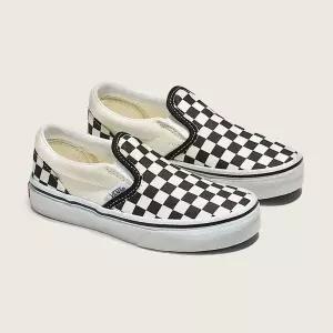 [반스](광주신세계)VANS 반스 키즈 코어클래식 슬립온 체커보드 VN000ZBUEO1