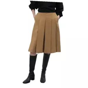 제너럴아이디어 GENERAL IDEA GENERALIDEA 와이드 플리츠 미디 스커트 [BEIGE] / WBE3L13510 WBE3L13510BE