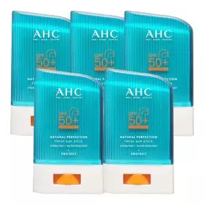 AHC 내추럴 퍼펙션 프레쉬 선스틱 SPF50+ 22g 5개