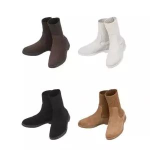 한정수량 라그라치아 울 스웨이드 블랜디드 니트 부츠 LG0091151263