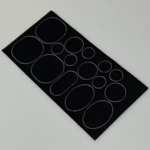 수선스티커 점퍼 원형검정 옷수선테이프 옷수선 찢어진 수선 구멍 DIY