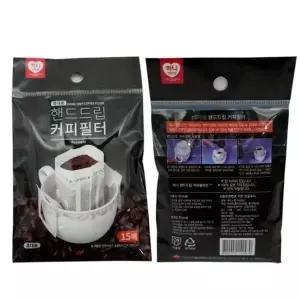 커피 거름망 15매 핸드드립 필터 여과지 원두 커피거름망