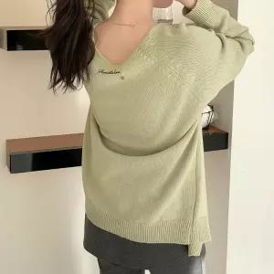 [코코블랑] 러브레터 자수 코튼 가디건