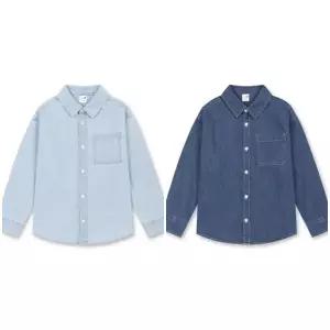 [대구백화점] [탑텐키즈]공용) 데님 셔츠(MKG1WC3012)