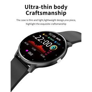 Smartwatch ZL02 Pro Reloj Inteligente Dafit 1 39 인치 라운드 스크린 IP67 방수 스포츠 시계 ZL02D Pro 실리콘 메쉬