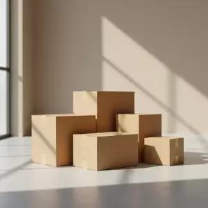 박스사랑 소량 택배 B25 포장 23x16x7 선물 종이 골판지 상자 무지 무인쇄