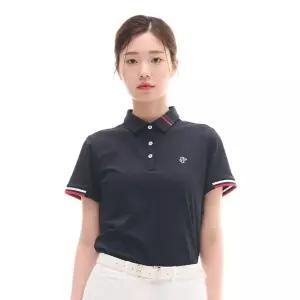 [아웃도어스/루이까스텔]여성 아이루카 배색포인트 카라 반팔 티셔츠