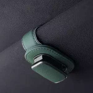 클린클립 차량용 선글라스 선바이저 클립 거치대 홀더 그린