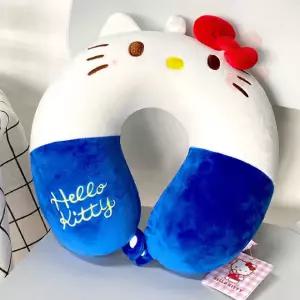 [헬로키티] 메모리폼 푹신한목베개 비행기목베개 차량목받침 기내목쿠션 캐릭터목쿠션 차량목베개 여행용목