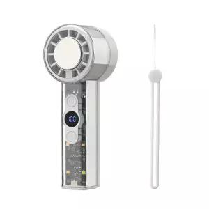 타오미 터보 에어컨 미니 휴대용 선풍기 ,화이트