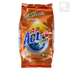 워니샵디자인 가성비세제 슈퍼액트 분말세제 3KG