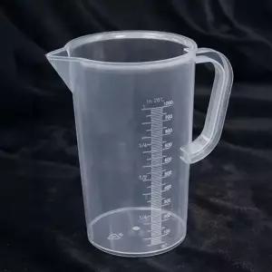 플라스틱 계량 컵 대용량 투명 플라스틱 계량 컵 베이킹 요리 눈금