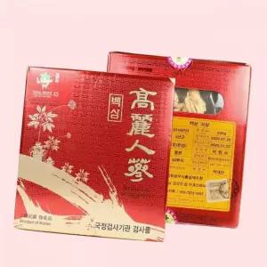 자연닮음 국산 고려인삼 백삼 건삼 300g 4년근 50뿌리 4527508