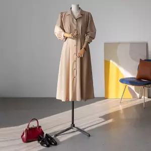 (안나앤플러스) 로엘리 핀턱 원피스[드레스EDM70] 빅사이즈