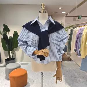 [대구백화점] [에잇컨셉]숄세트 스트라이프숏셔츠(C26C7FNB007)