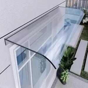 투명 차양막 아크릴 어닝 지붕 캐노피 처마 발코니 창문 빗물방지 방수 덮개