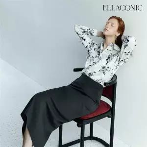 [ELLACONIC][런칭가 89,000원 2만원 ] 엘라코닉 플라워 나염 블라우스