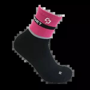 컴포트 트레일러닝 양말 조깅 발목보호 쿠션 마라톤 삭스 아킬레스 앵클쉴드 블랙핑크