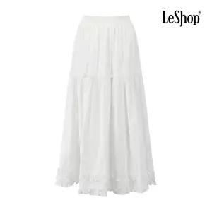 [르샵] 더블 프릴 롱 밴딩 스커트 (BQ2SK007A)