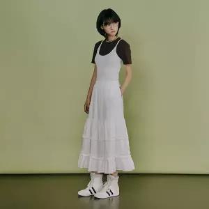 [LAP](신세계 사우스시티)밴딩 캉캉 롱 스커트 AS1WS263