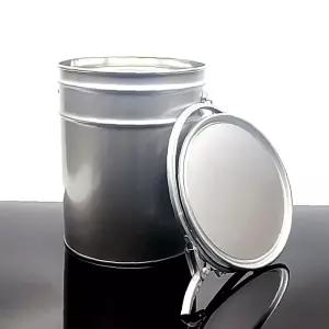 장식 페인트통 베하몰 바게스 공캔 원예 양철통 20L 철 실버 화분 철 (실버)