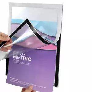 자석 프레임 접착식 투명 안내판 벽 부착 액자 게시물 게시판 정리함 안내문 포스터 사무실 테이프 진열