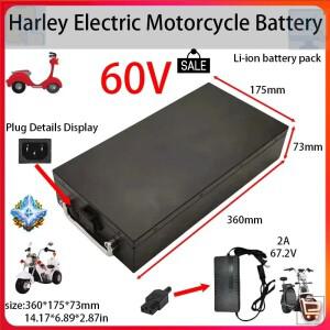 할리 2륜 스쿠터에 한 전기 오토바이 2000W용 60V 20Ah-60Ah 고 리튬 이온 배터리 호환용 팩