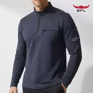 버팔로 남성 스판 베이직 집업 티셔츠 아웃도어 소로나 긴팔 봄 BFL113