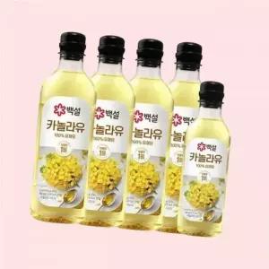 백설 카놀라유 900ml x4개+500ml x1개 4456244