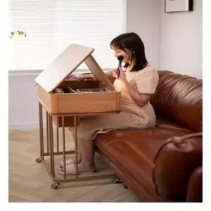 이동식 수납장 트롤리 화장품 정리함 서랍 틈새 목재 원룸 미니 캐비닛 서랍형